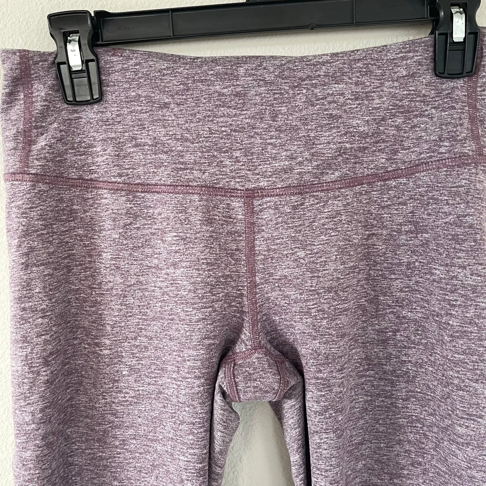 Patagonia Heathered Purple Crop Leggings (M) - Image 3