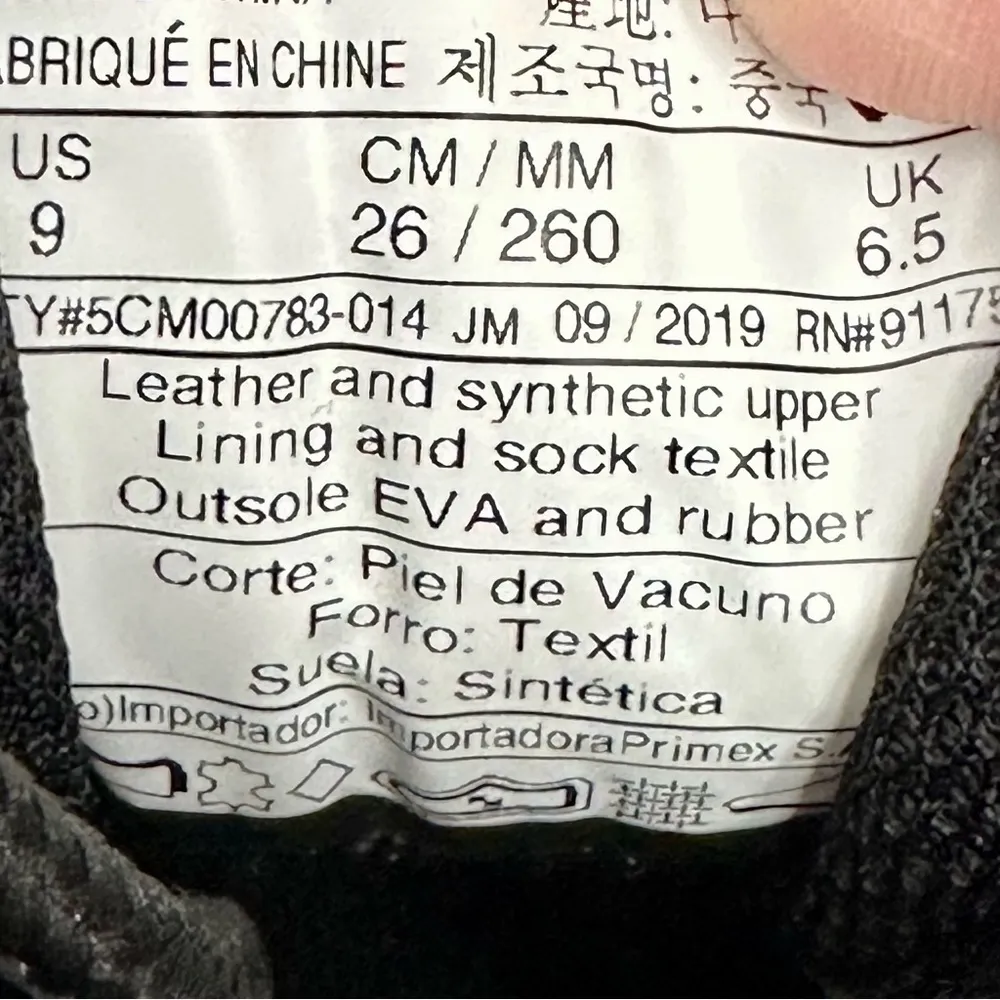 Fila Womens Sz 9 Black Disarray Sneakers Lug Soles Runners Trainers Gym Shoes - Image 4