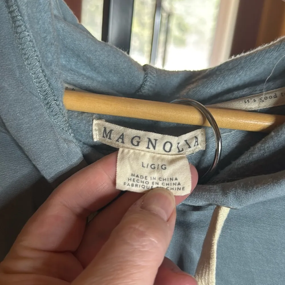 Magnolia Joanna Gaines Homebody Lounge Pajama Set in Alpine Blue Size Large - Image 3