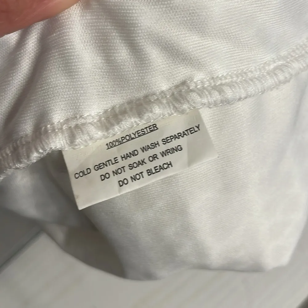 NWT Hello Molly CURSIVE MIDI DRESS WHITE Size M - Image 7