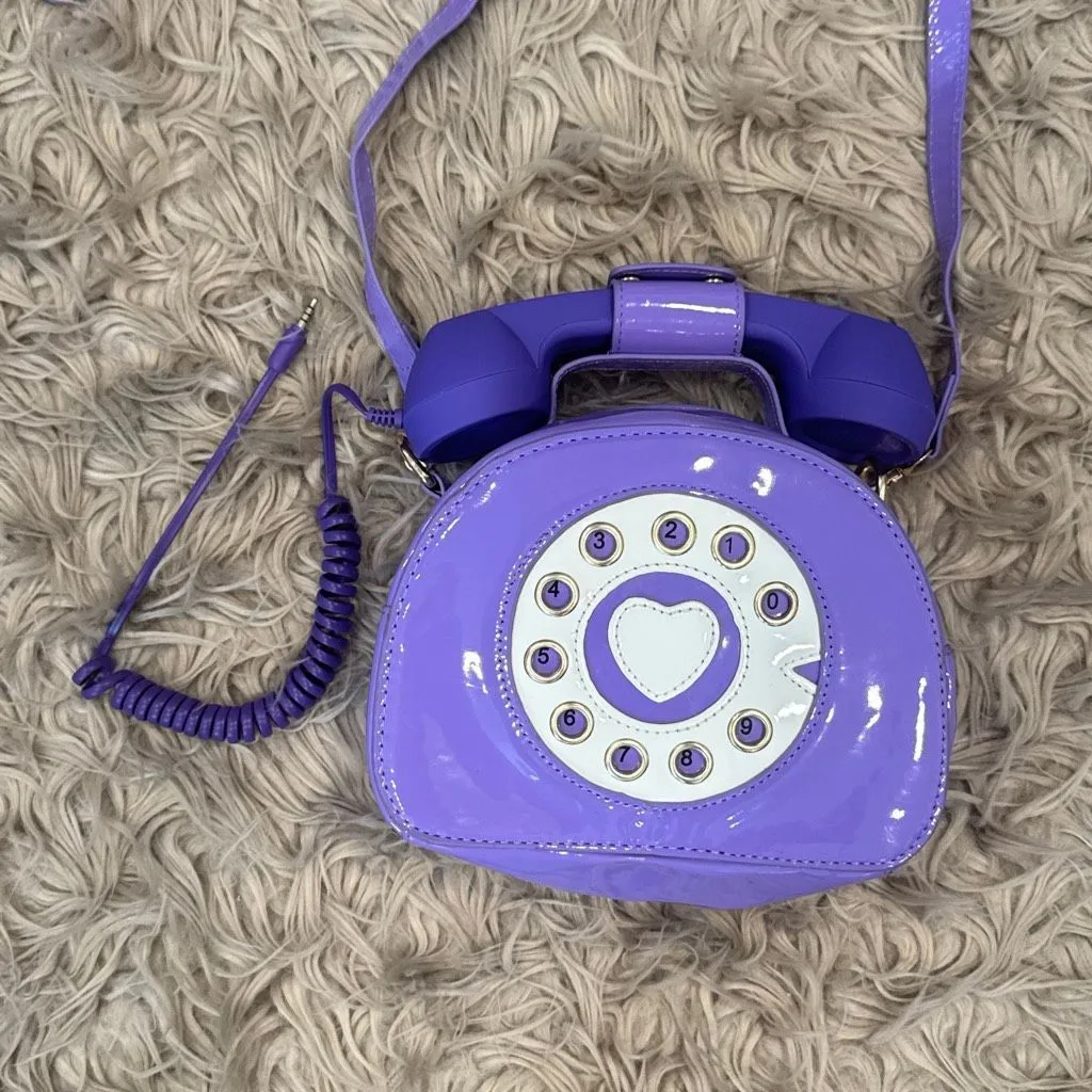 Telephone Purse Purple - Image 2