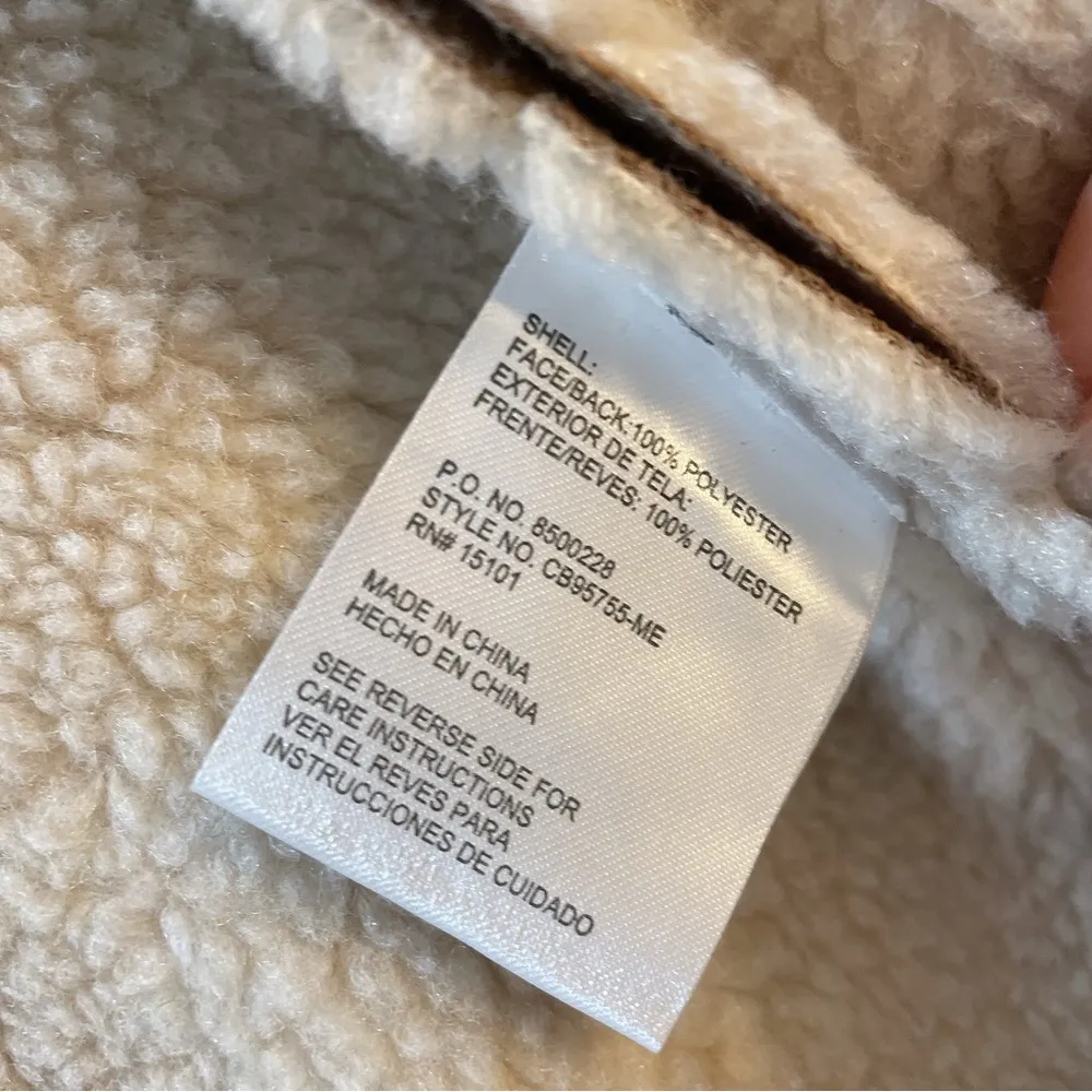 Celebrity pink Jackets & Coats Final Price Drop Y2k Faux Suede/Sherpa Lined Wrap - Image 3