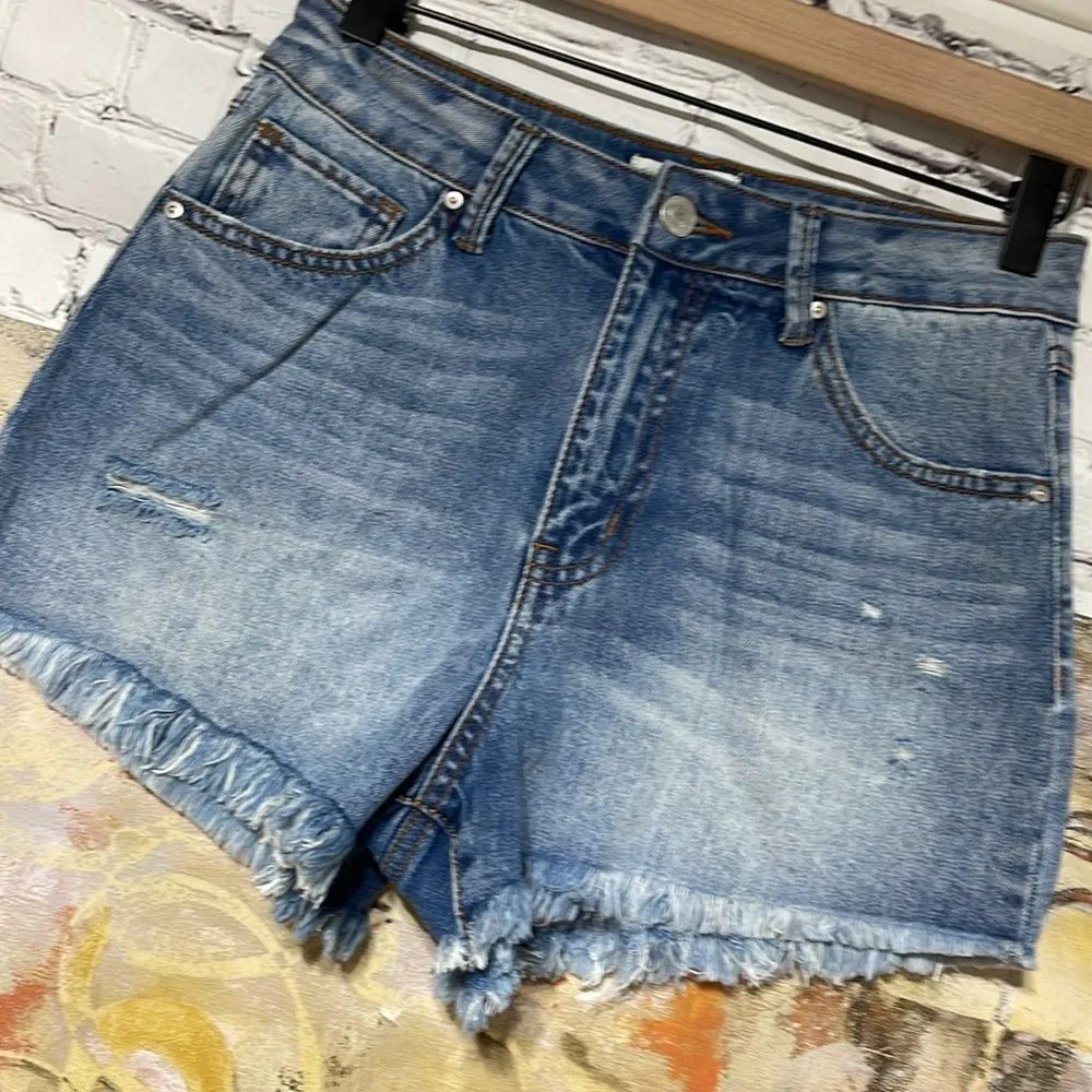 Sky and Sparrow Distressed Denim Short - Image 4