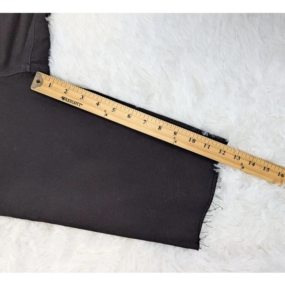 Hudson Amelia Mid-Rise Knee Short Black Size 28 - Image 10