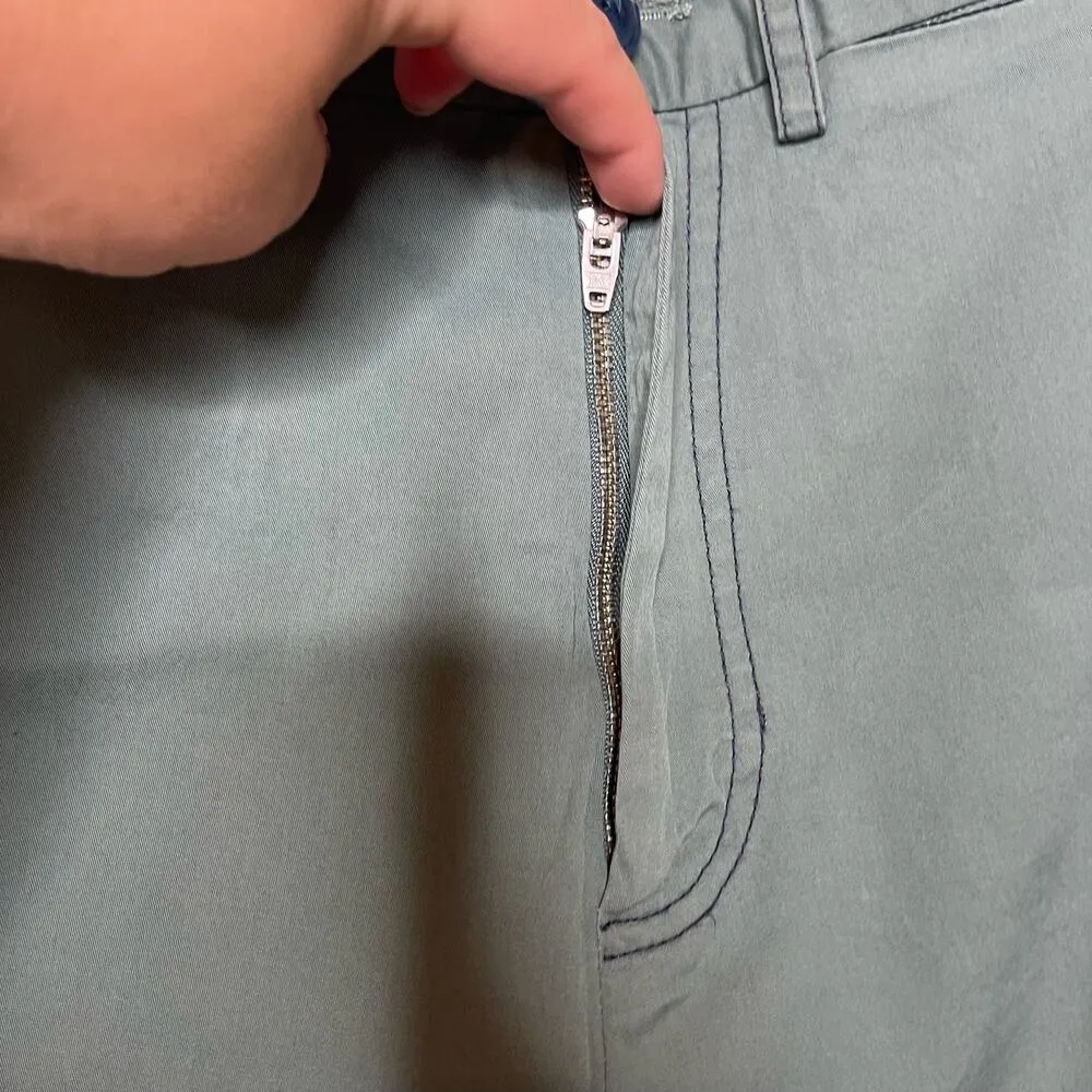 Sea New York High Rise Wide Leg Pants Womens 4 Green Moss Size 24 - Image 5