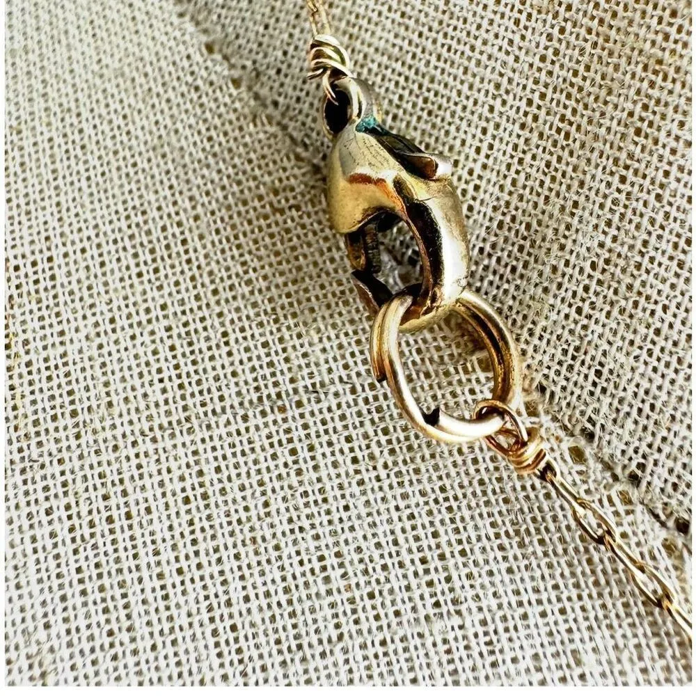 Gold filled boulder opal pendant necklace - Image 5