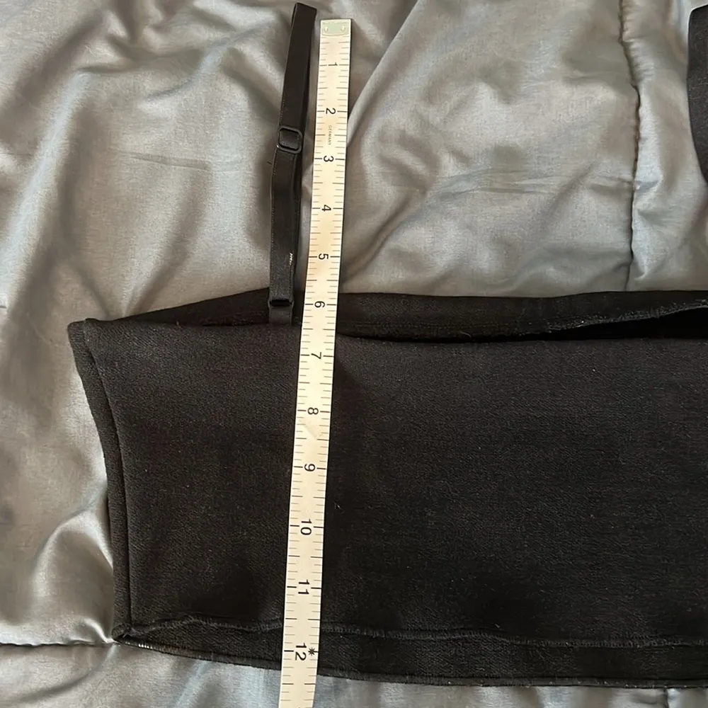 Zara Knit Cropped Tank Top Black Size Large - Image 8