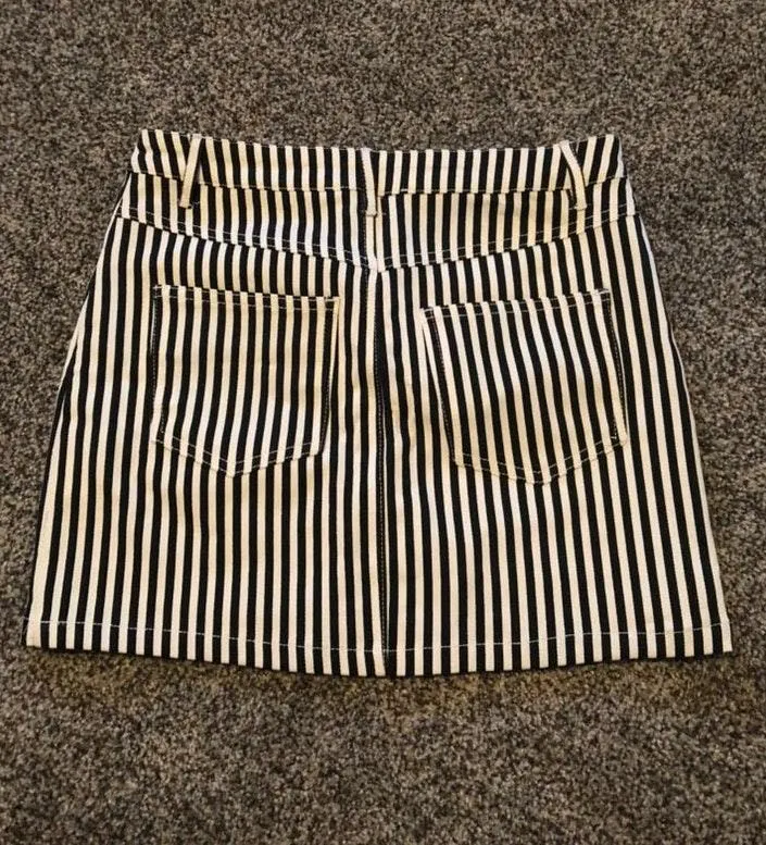 American Threads Striped Skirt - Image 2