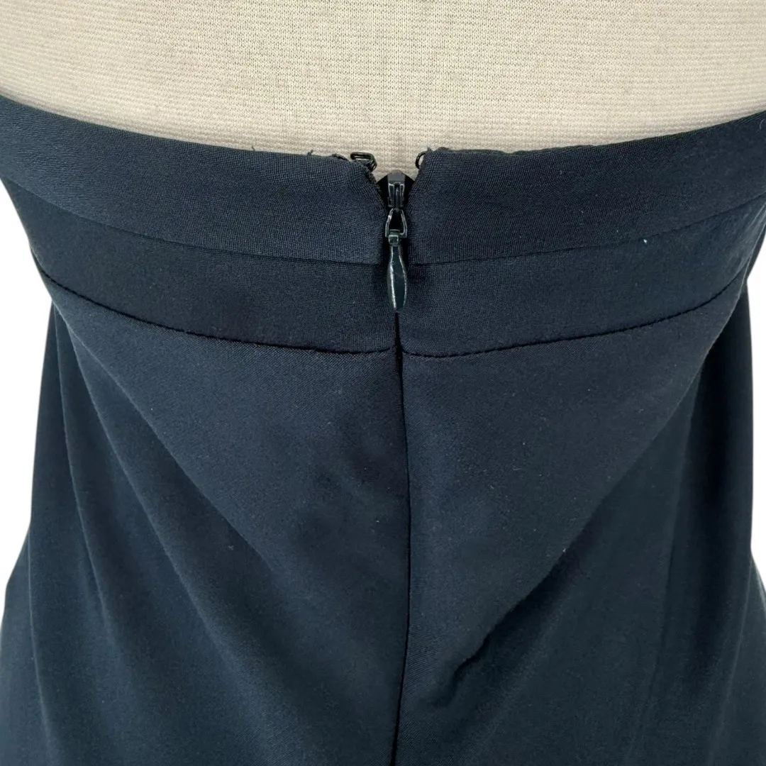 J. Crew Women's Y2K Silk Babydoll Halter Neck Midi Slip Dress Blue Size 4 Fairy - Image 10