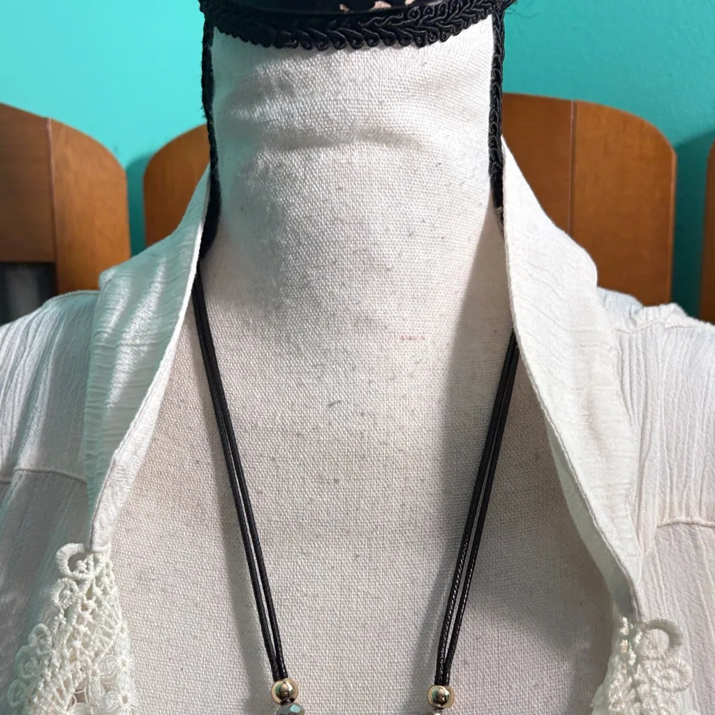 Maurice's  Ivory Crochet long Drape Vest with pockets! - Image 2