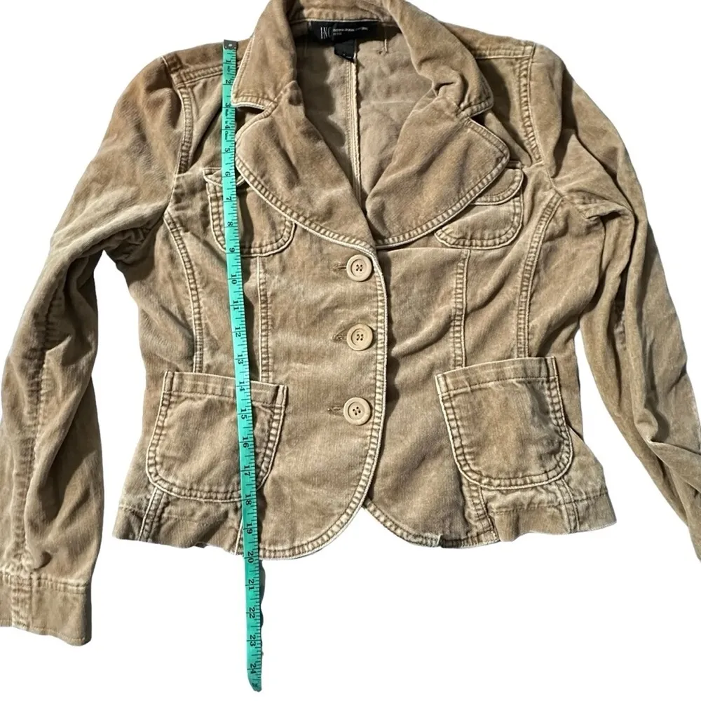 INC petite women's small tan jacket - Image 4