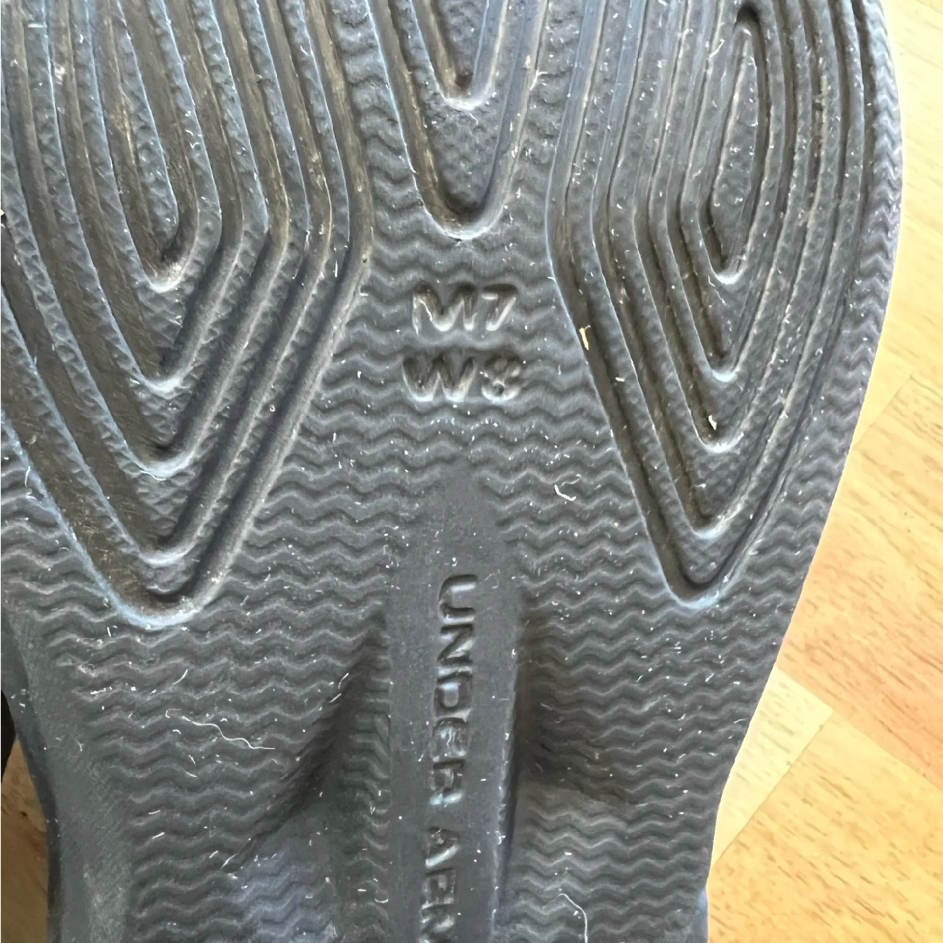 Under Armour Black Slide Sandals W8 / M7 - Image 3