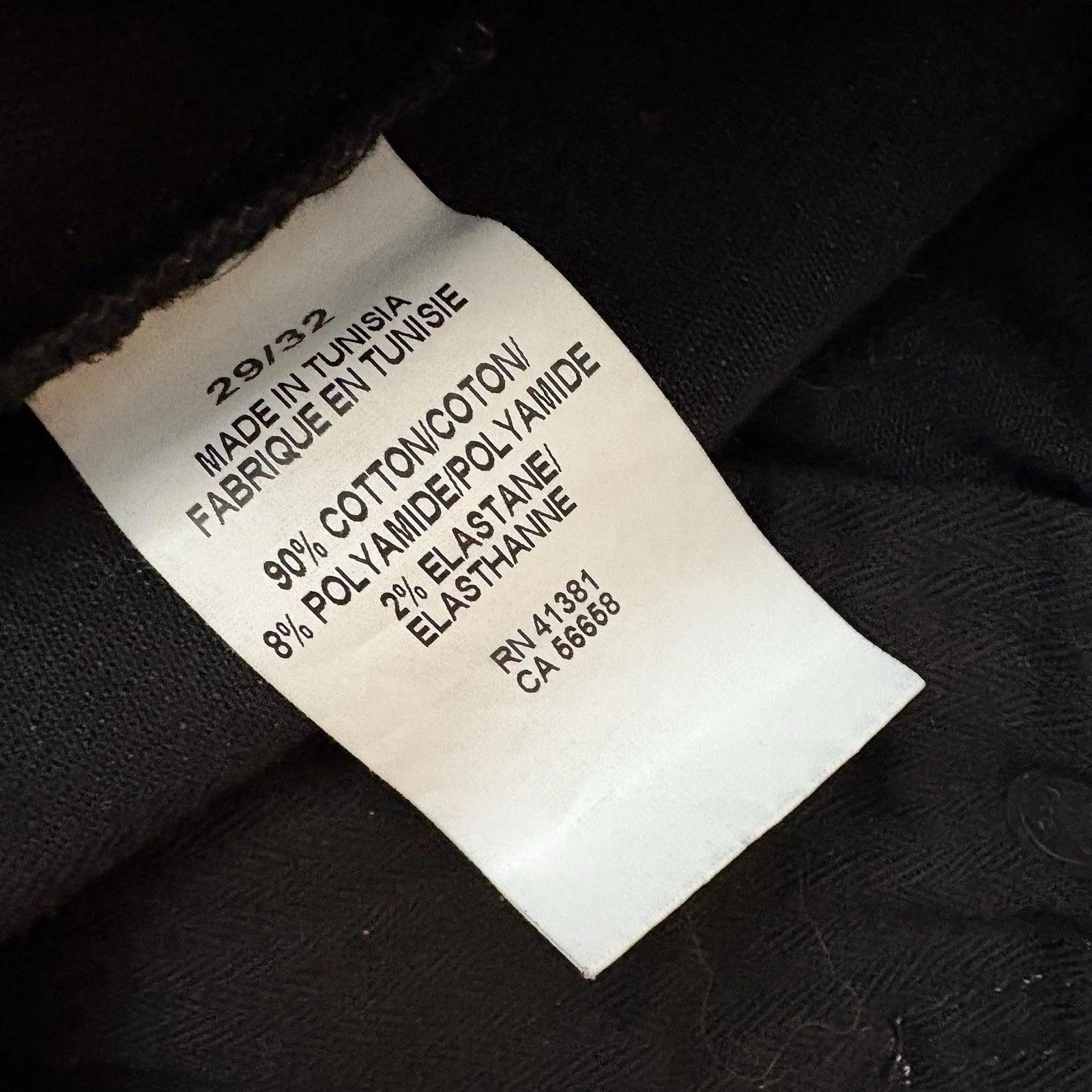 Denim & Supply Ralph Lauren Jeans Black Coated Denim Crop Skinny 29/32 Womens - Image 5