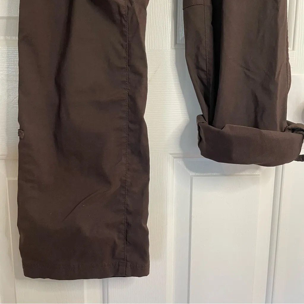 Duluth Trading Co Women's Dark Brown Cargo Pants Size 8 x 33 gorpcore utility - Image 3