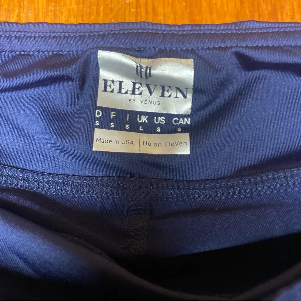EleVen by Venus Williams Navy and Light Blue Mini Skirt - Image 3