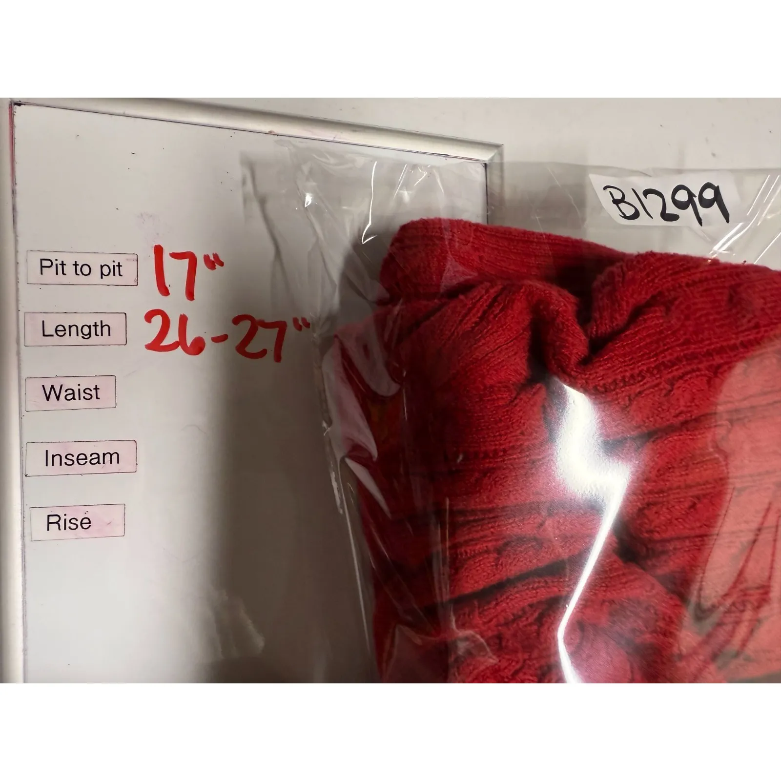 Vtg American Eagle Women Hooded Sweater Sz M Red Cable Knit Y2K‎ Preppy Bella - Image 6