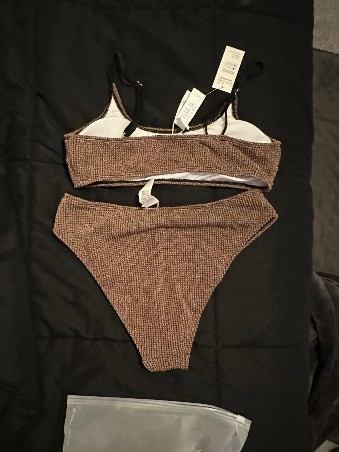 Cupshe Ribbed Bikini Set - Image 3
