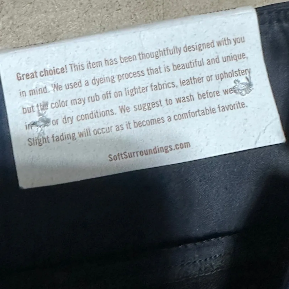 Soft Surroundings Chameleon Blue Skinny Ankle Pant NWT Large Navy To Black 14-16 - Image 15