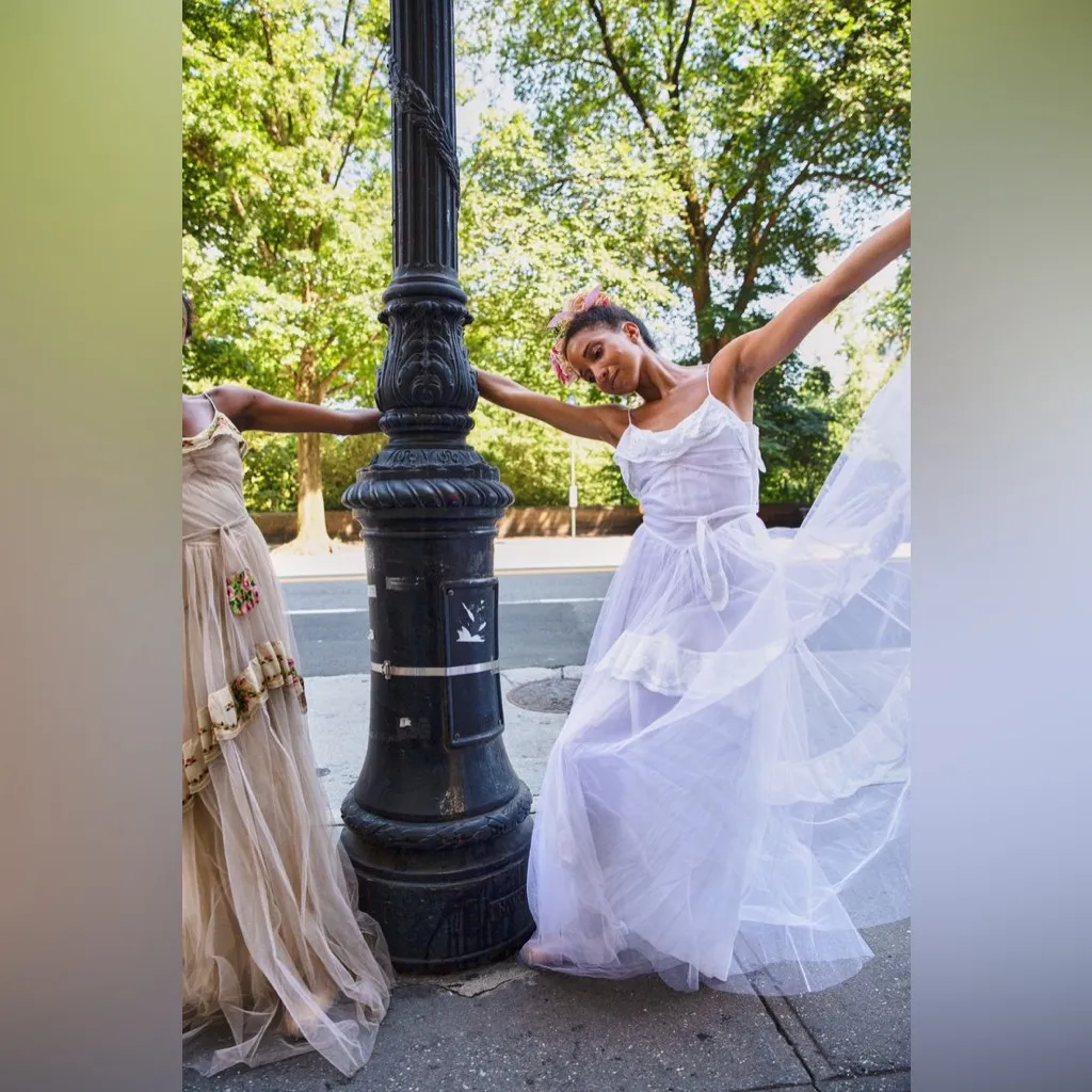 NWT LOVESHACKFANCY Avianna Antique Gown White Size 2 Silk - Image 16