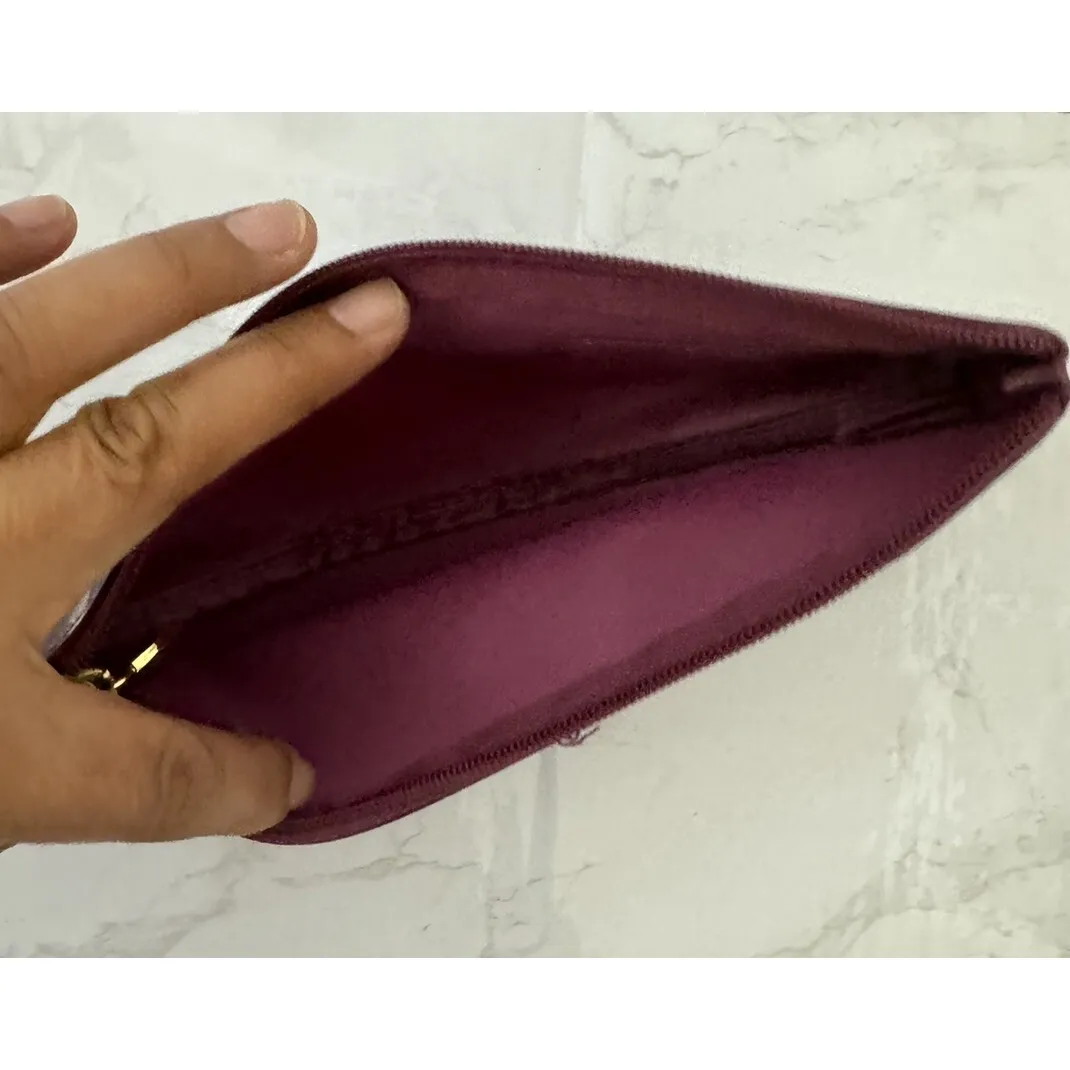 Lancome pink Floral Print Makeup Cosmetic Bag/Travel Case‎ Pencile Bag - Image 2