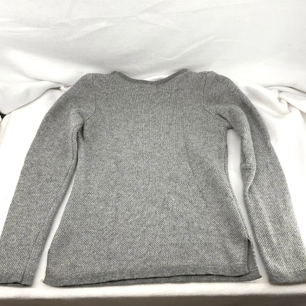 ITALY MADE BENEDETTAB. wool grey cashmere jumper sweater s bust from32 to 42in Gray - Image 4