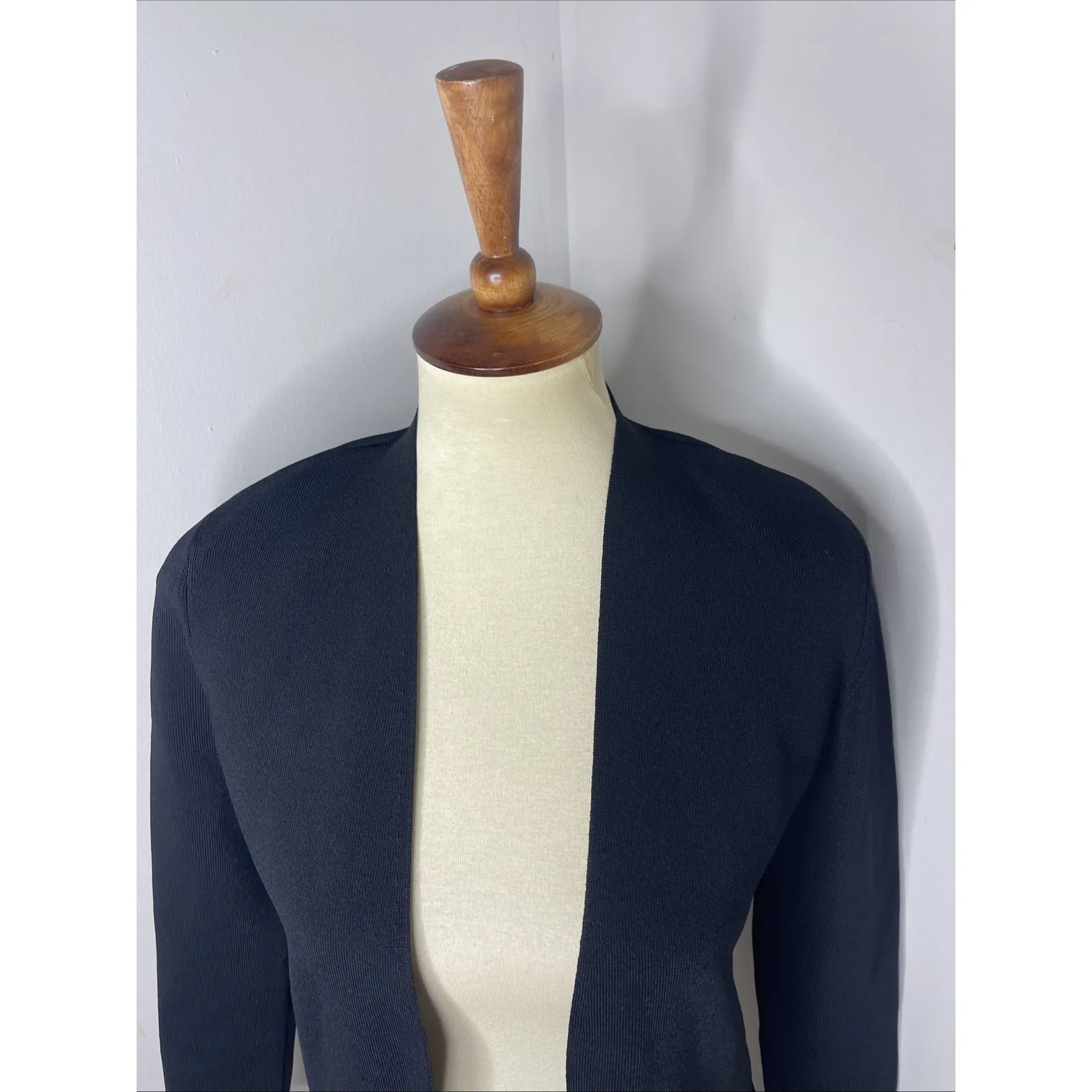 MM Lafleur Black Sant Ambroeus‎ Jardigan Open Cardigan XS - Image 7