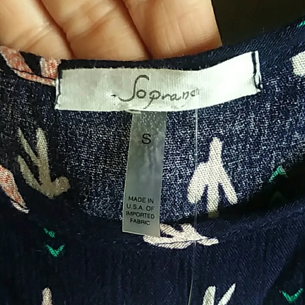 Soprano Nwt Cactus Romper Spaghetti Strap Cold Shoulder - Image 5