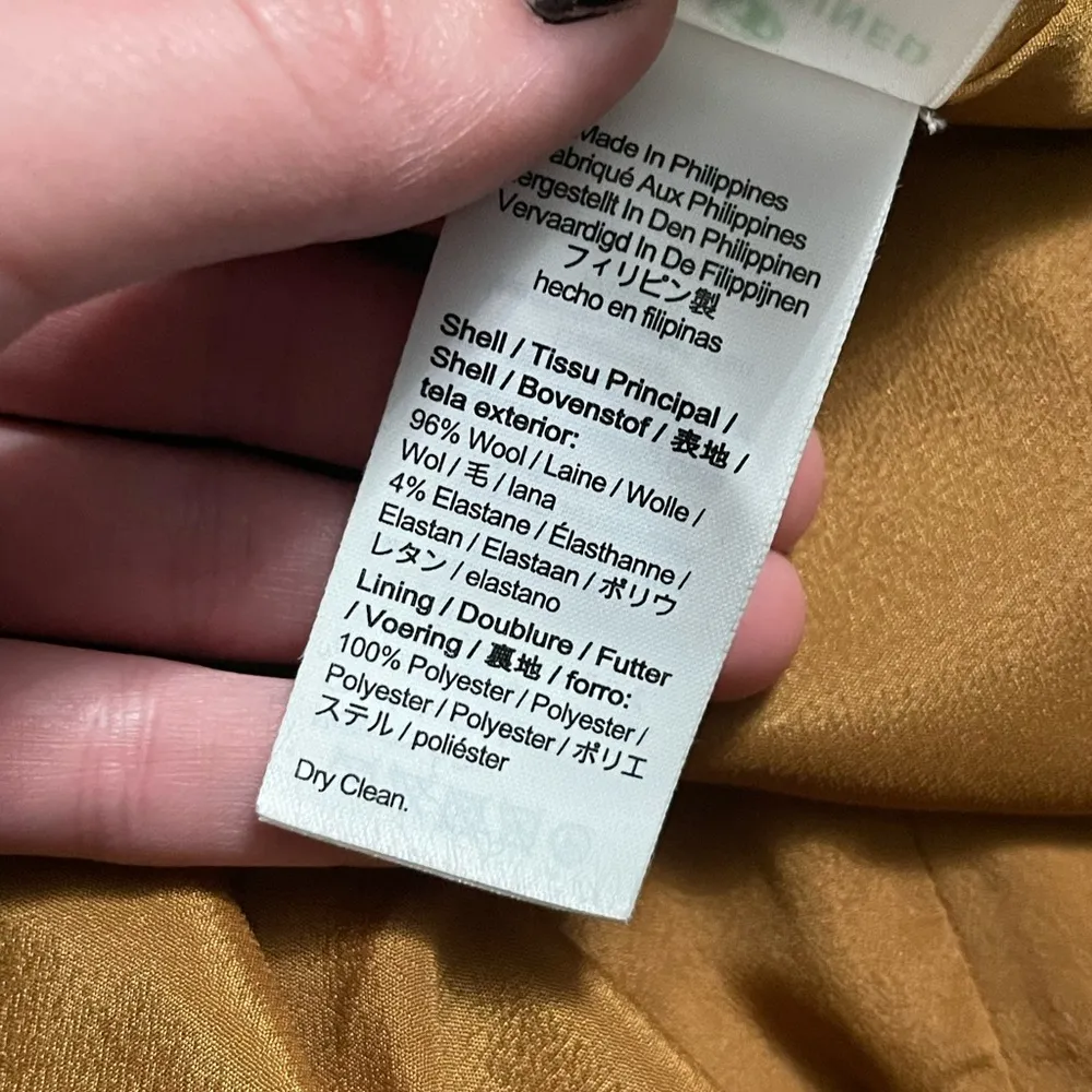 khaki beige sleeveless pleated mini wool dress 6 - Image 13