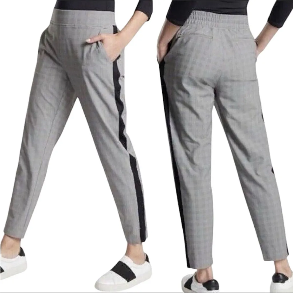 Athleta Plaid Brooklyn Ankle Mid-Rise Pant, 8 - Image 4