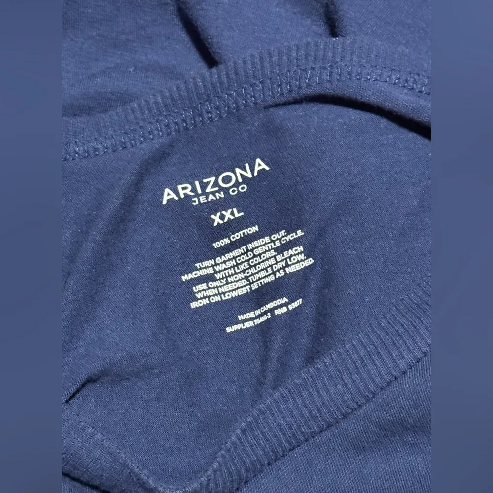 EUC Arizona Jean Co Blue Get Lost Graphic Long Sleeve Sweater size XXL - Image 9