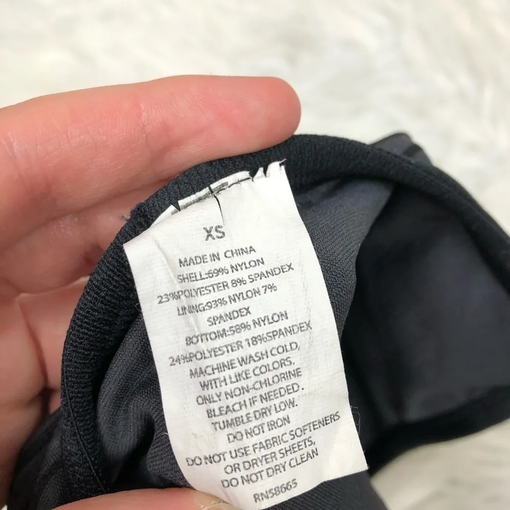 Nordstrom  Black & Grey Sports Bra Extra Small XS - Image 4