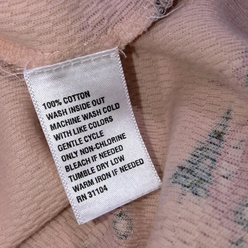 True Craft pink waffle knit top size small pink truck car Christmas tree print - Image 6