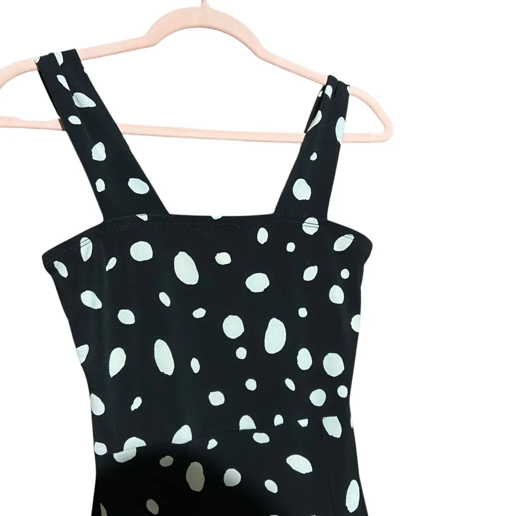 NWT STITCH FIX KAILEIGH DEMI KNIT FITTED DRESS BLACK WHITE POLKA DOT SIZE‎ XS - Image 5