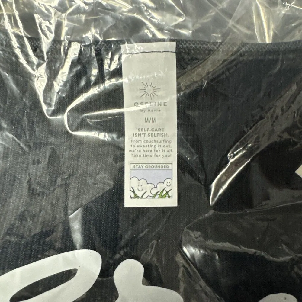 NWT Aerie Offline Sidewalk Seamless Ribbed Long Sleeve Cropped Shirt Sz Medium - Image 5