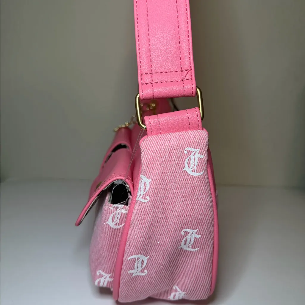 Juicy Couture Pink Lemonade Pack It Up Shoulder Bag and Matching Wallet - Image 6