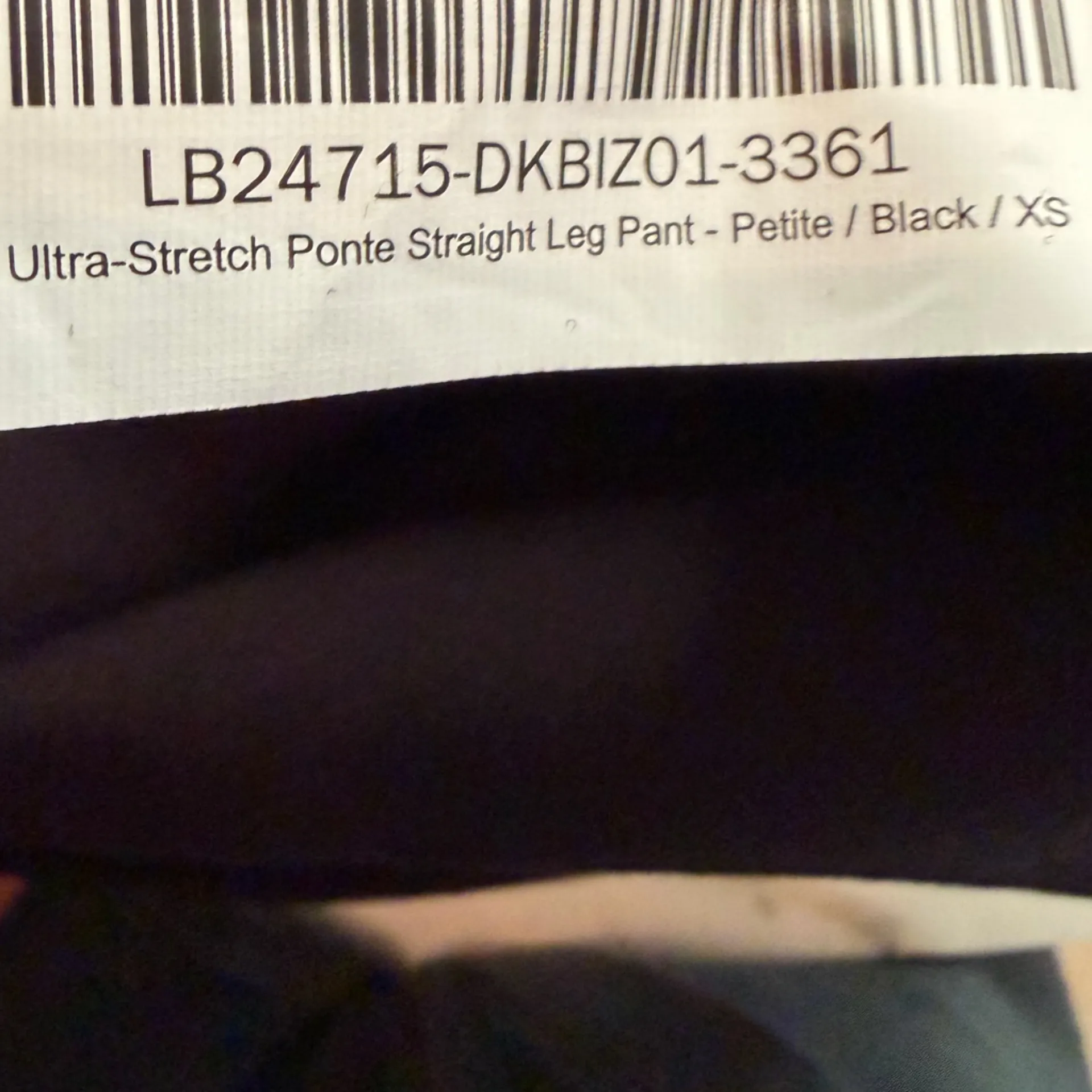 NWT Quince women's ultra-stretch ponte Black straight leg Pants Sz XS 28” Inseam - Image 12