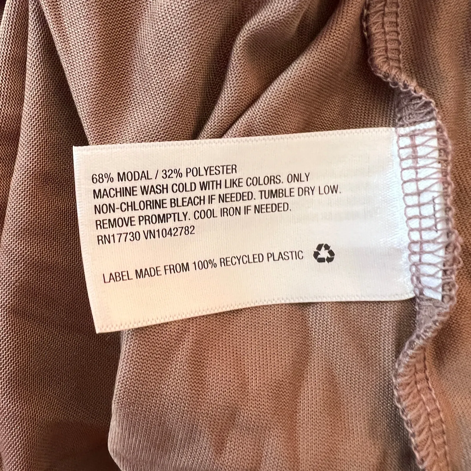 Isabel Maternity Brown Flutter Short Sleeve Modal Knit Top - Size XS - NWT - Image 4