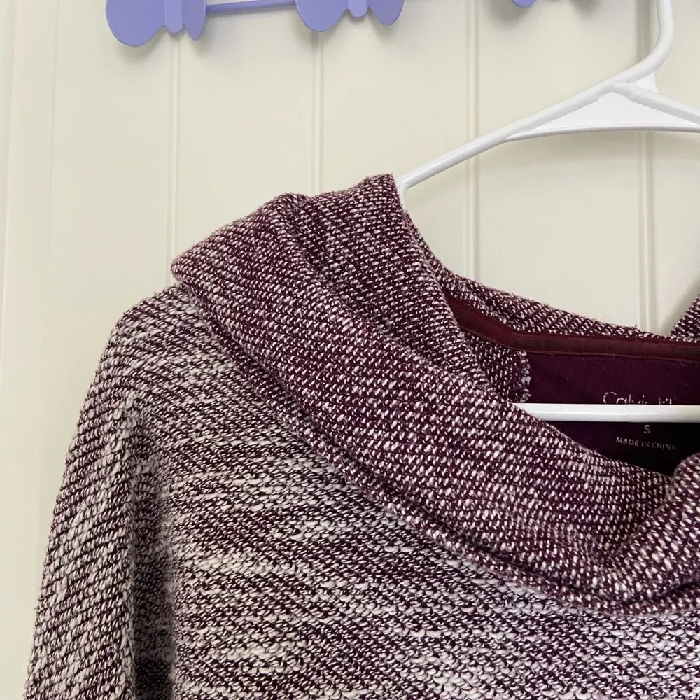 Calvin Klein women’s performance knit cowl‎ neck sweater — small - Image 3