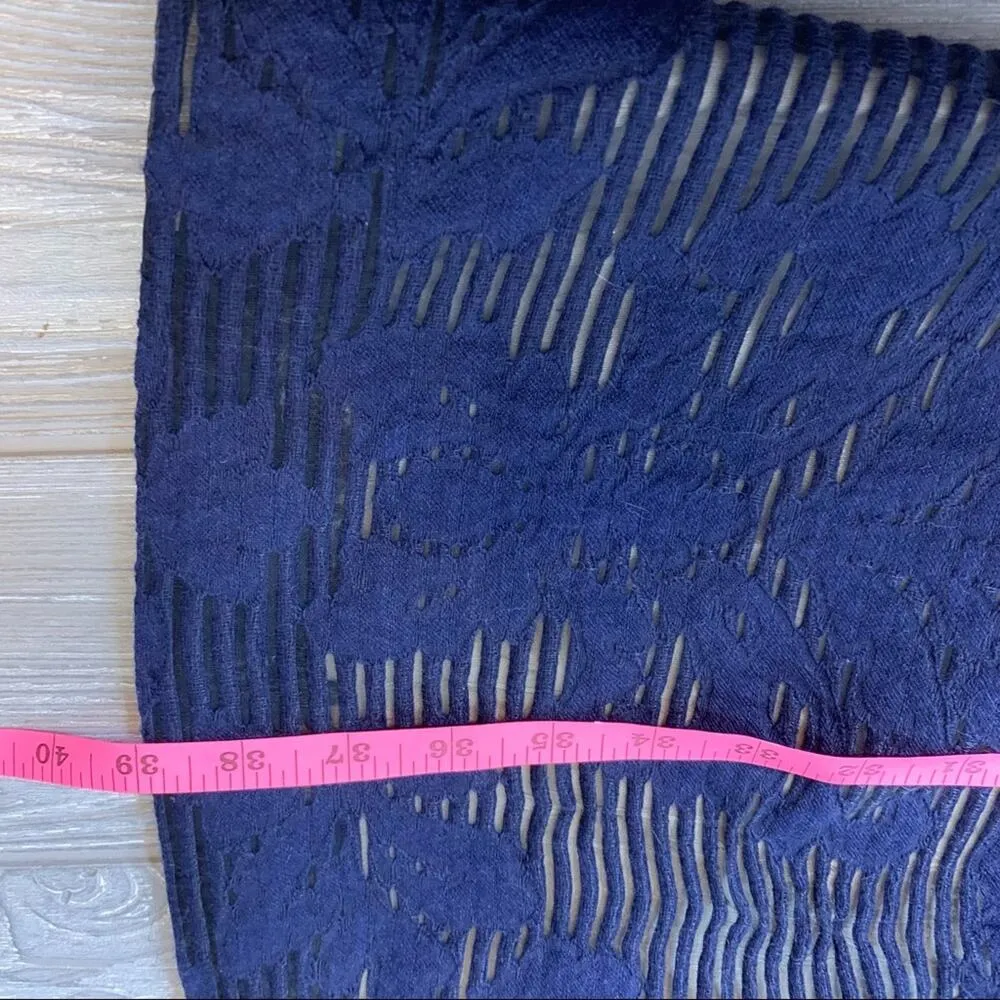 Lela rose necklace jeweled collar floral dress sz 12 Blue - Image 3