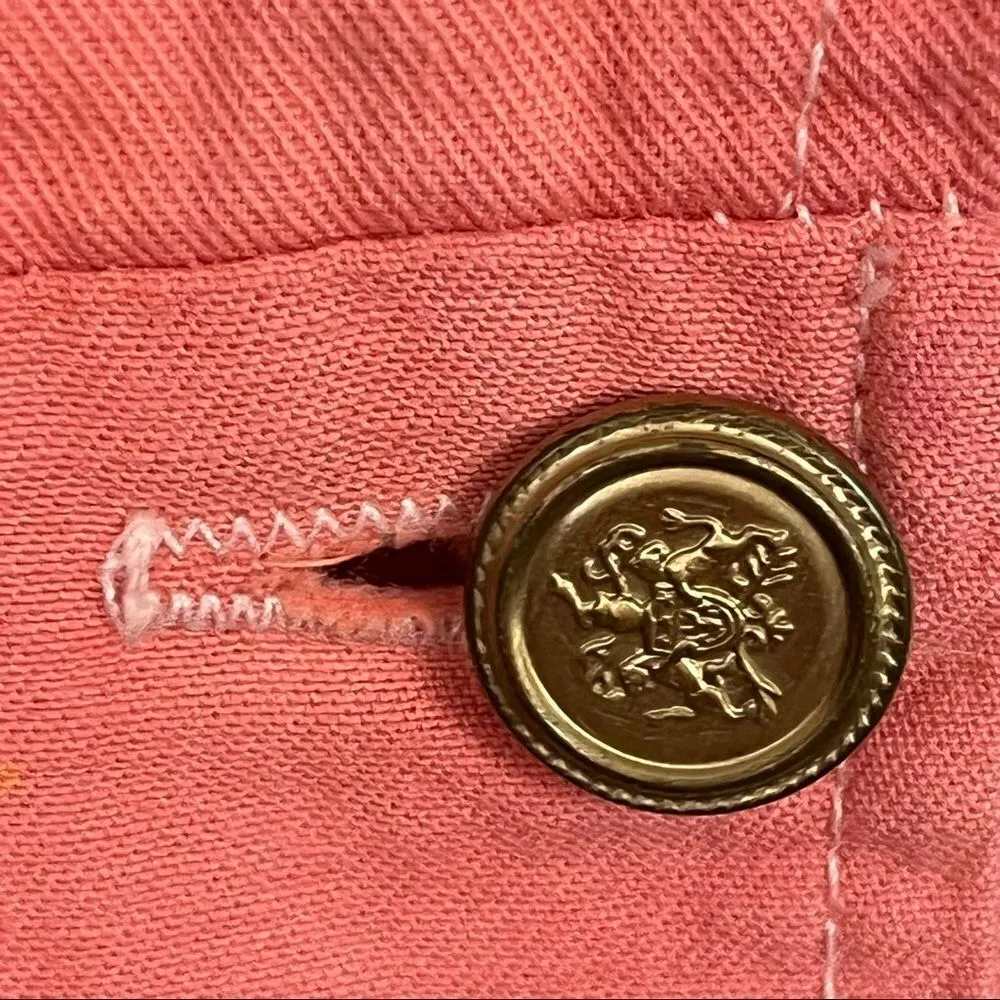 Vintage 70’s does 40’s DIY Peach TieDye Wiggle Dress S Pink - Image 6