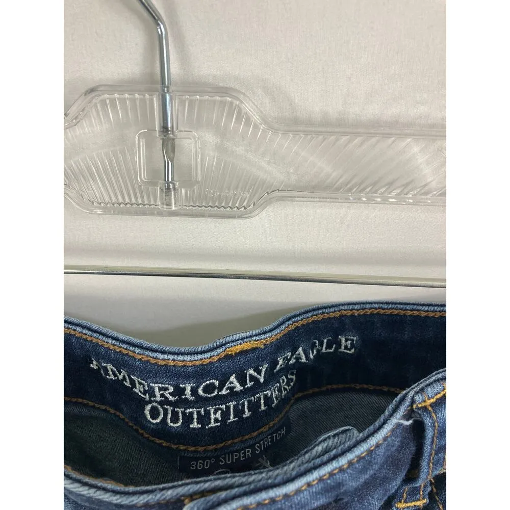 American Eagle 360 Super Stretch Hi Rise Shortie Size 8 - Image 4
