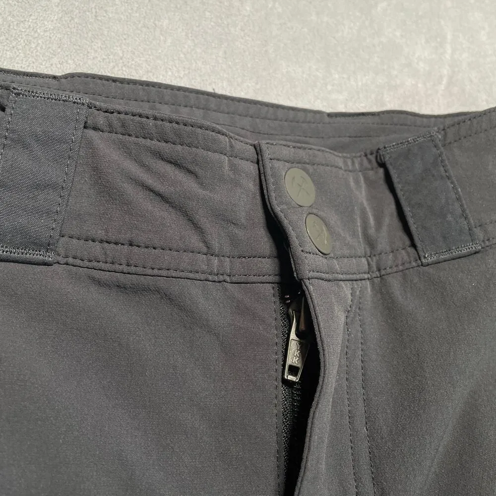 REI Coop Pants Womens 6 Black Hiking Stretch Quick Dry Travel Articulated Knees - Image 6