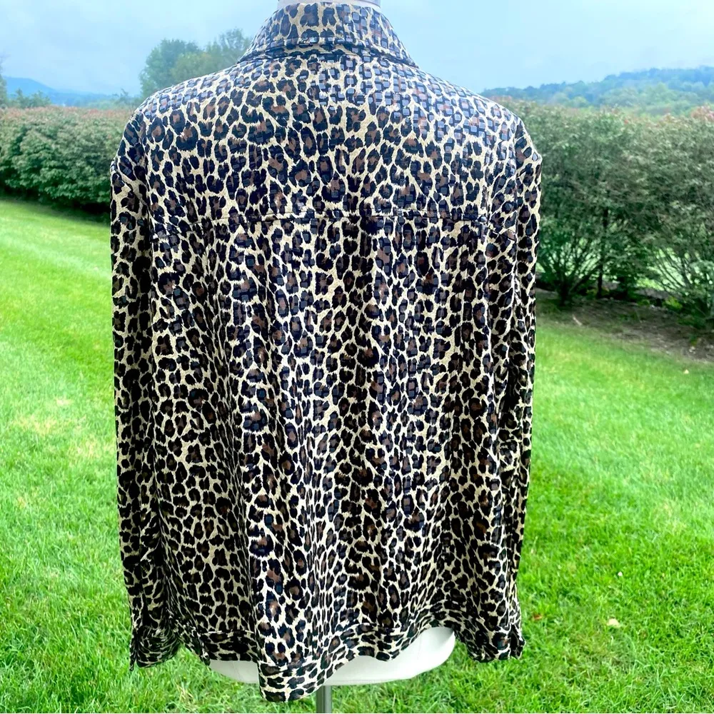 PERCEPTIONS WOMAN ANIMAL PRINT PLUS SIZE JACKET - Image 8