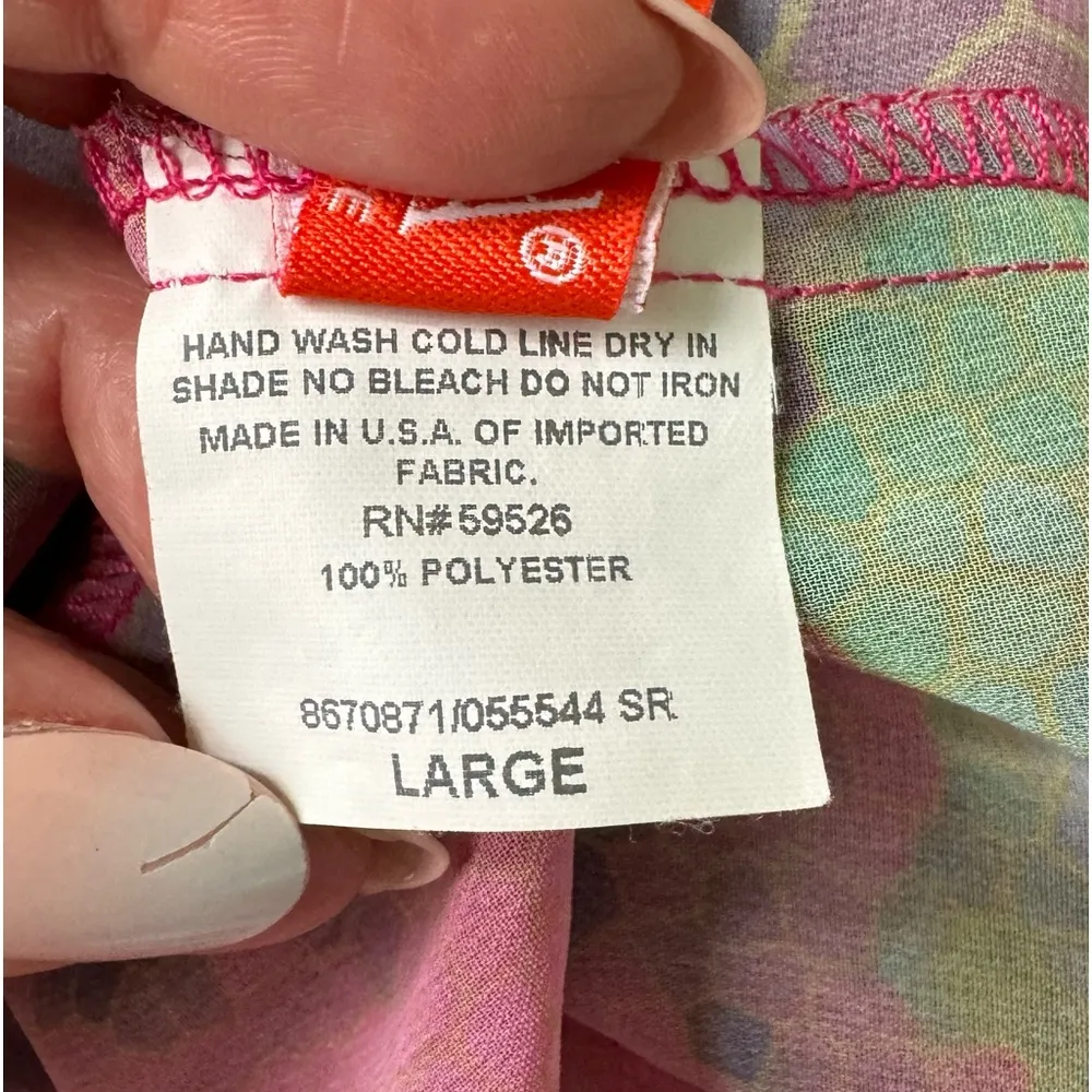 BECCA by Rebecca Virtue Floral Sheer Skirt Casual Beach Cover-Up Size M/L - Image 5