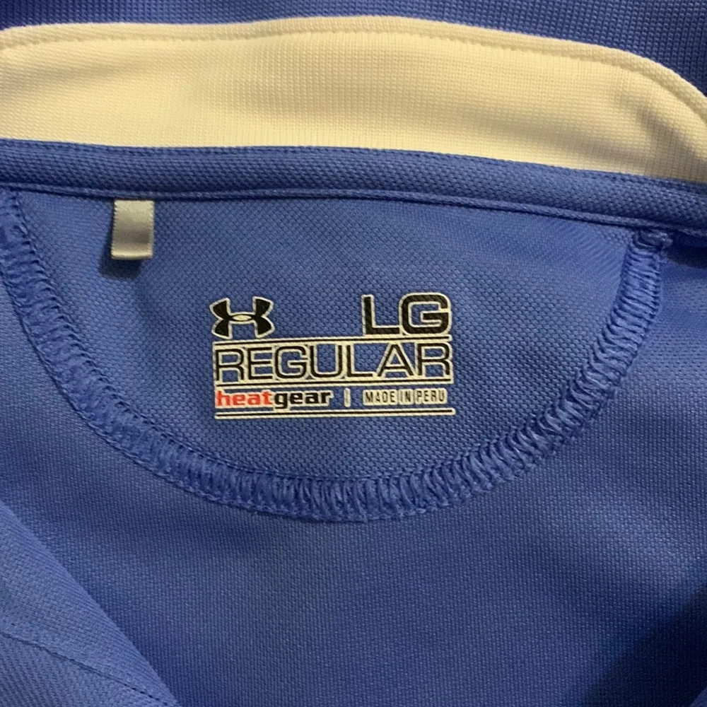 Ladies size Large Blue Under Armour Polo Style Shirt - Image 4