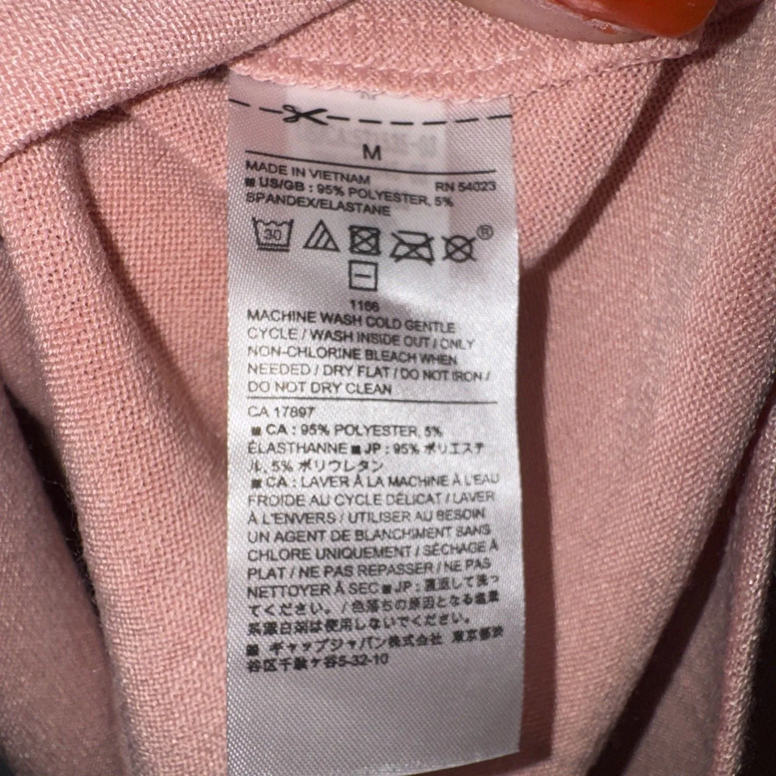 Banana Republic Women’s Shirt Size M Sleeveless Tank Crew Neck Pink sparkle NWT - Image 6