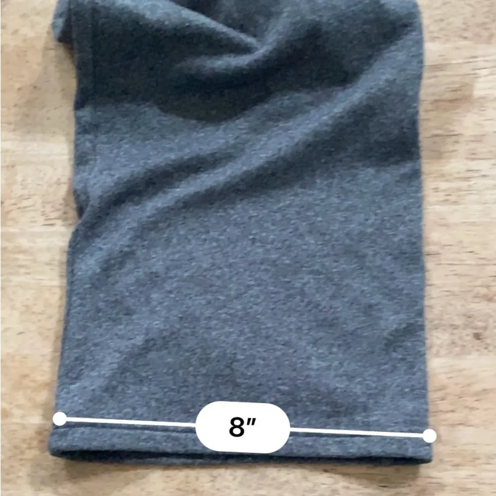 Adidas Climawarm Women’s Sz S Dark Heathered Gray Fleece Open Hem Athletic Pants - Image 10