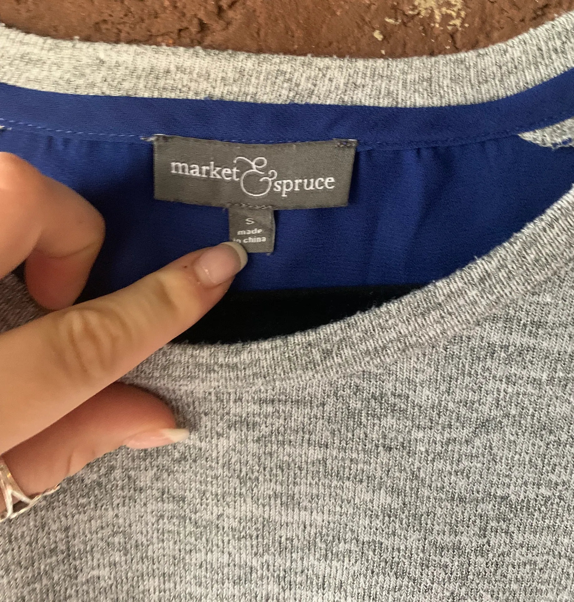 Sheer Back Sweater Gray - Image 5