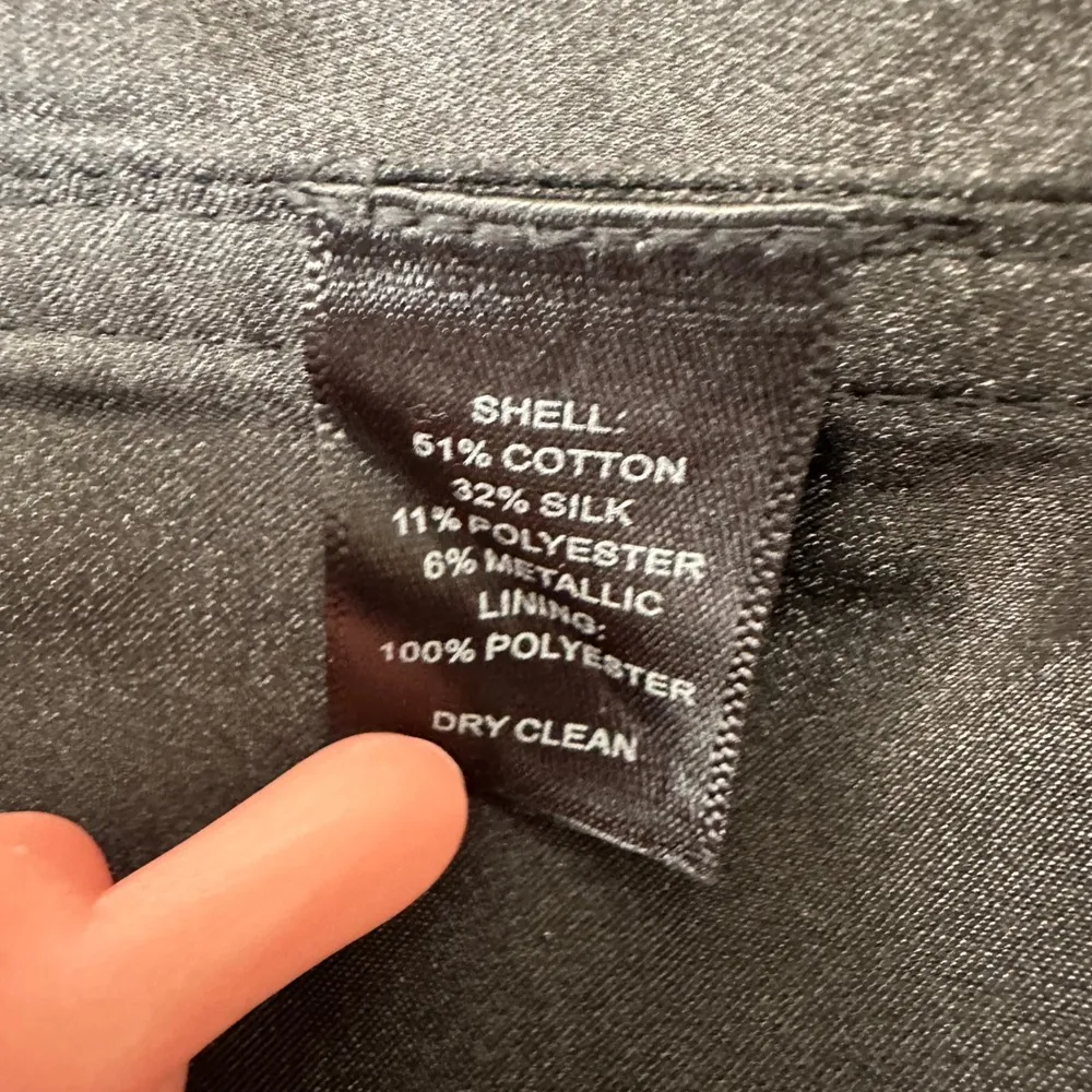 White House Black Market Strapless Dress Party Cocktail Silk Blend Black Women 6 - Image 10