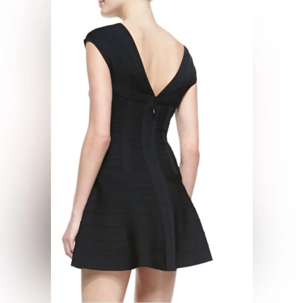 Herve Leger Noma Signature Essential Bandage Dress, Black - Image 5